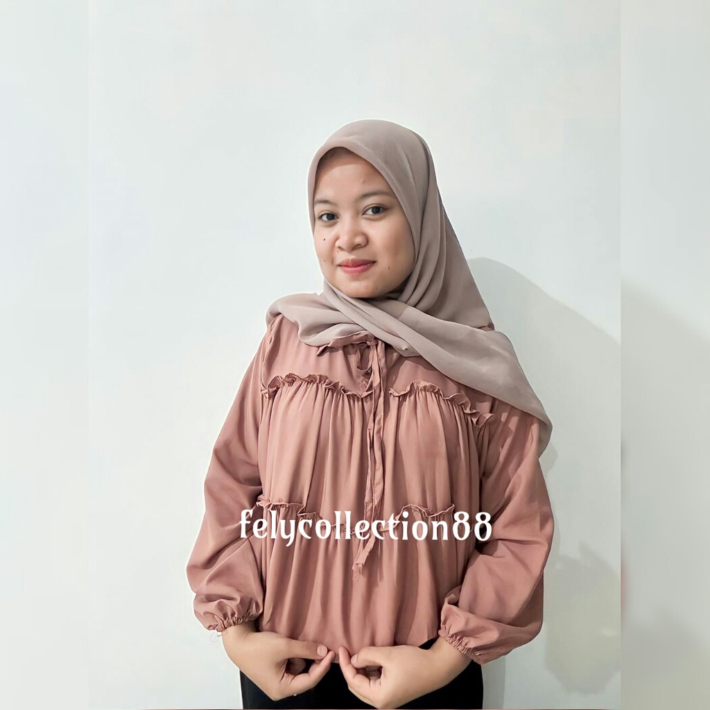 BABY DOLL SHIRT || ATASAN REMPLE WANITA TERBARU