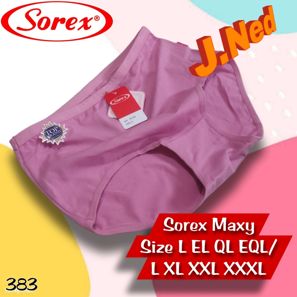 J383  CELANA DALAM WANITA SOREX ART 0730 SIZE XL - EQL