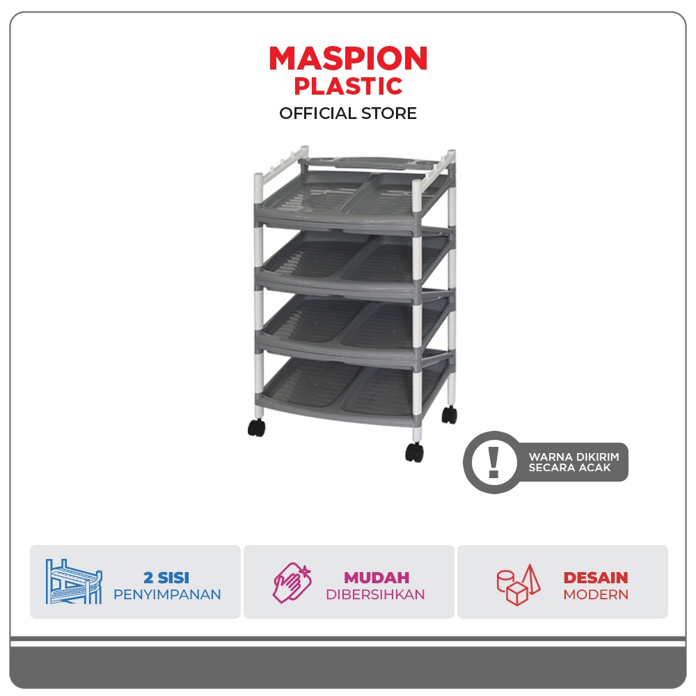 Maspion Rak Sepatu Plastik Dua SIsi Ziga Double Side 7