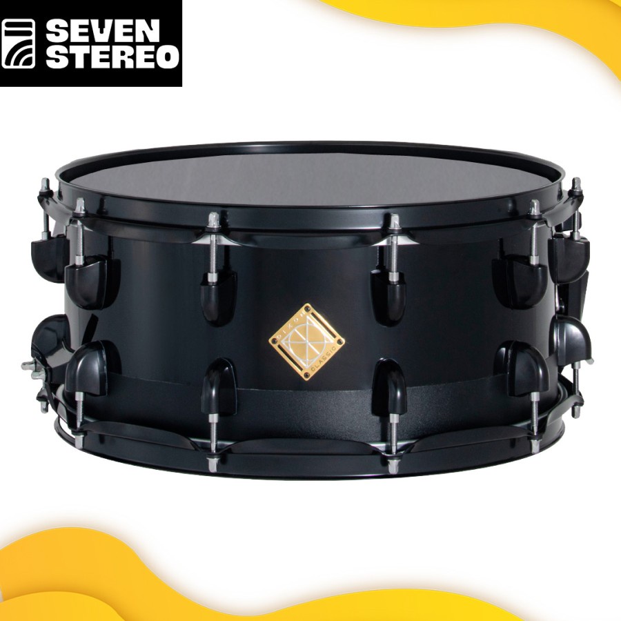 DIXON PDSCL654DVBK Classic Snare Drum Division Black Maple 6.5 x 14