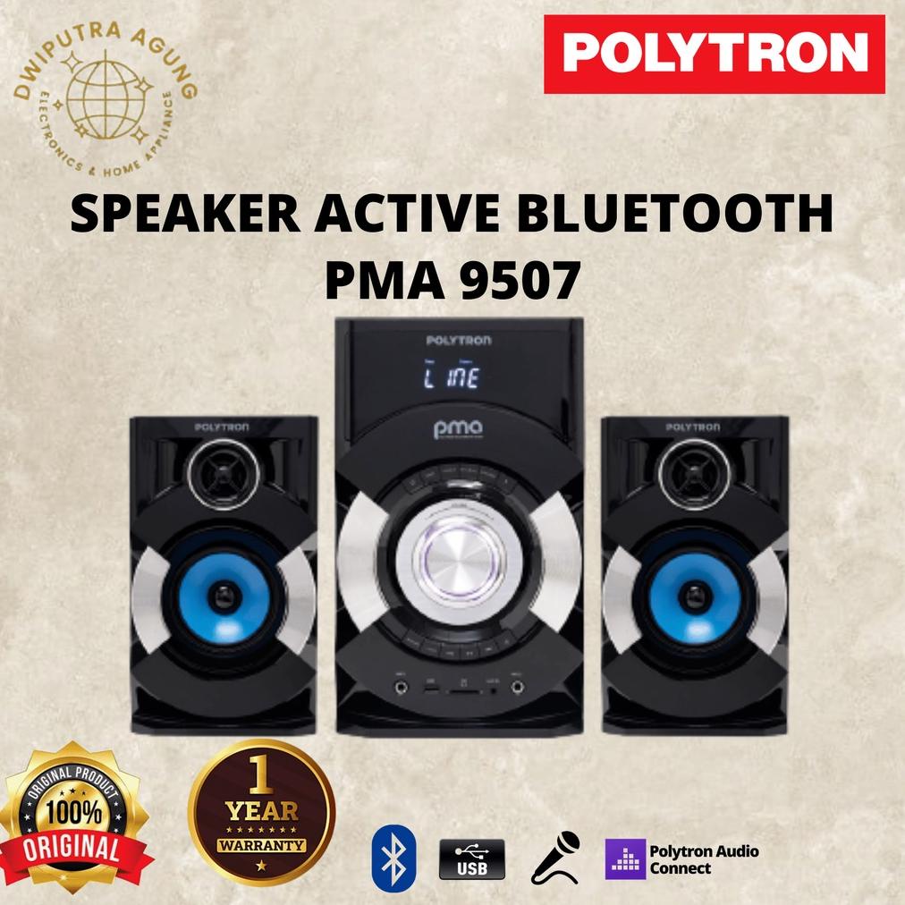 SPEAKER AKTIF POLYTRON PMA9507 ACTIVE SPEAKER POLYTRON PMA 9507 MULTIMEDIA SPEAKER POLYTRON