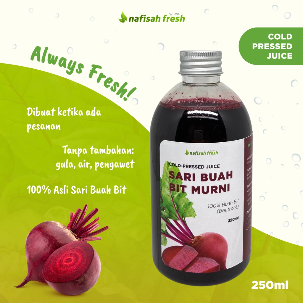 

Fresh Sari Bit / Beet root 250 ml | Penambah Hemoglobin