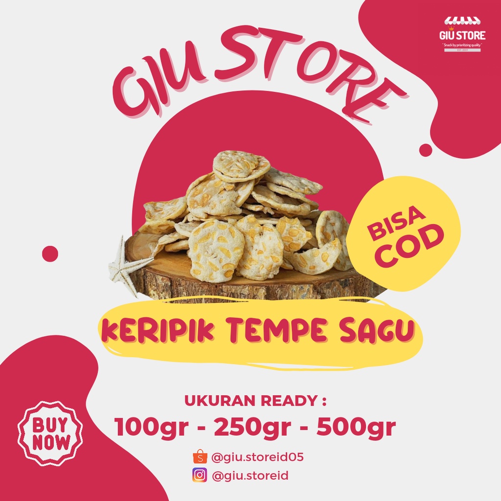 

KERIPIK TEMPE CRISPY @250GR & 500GR