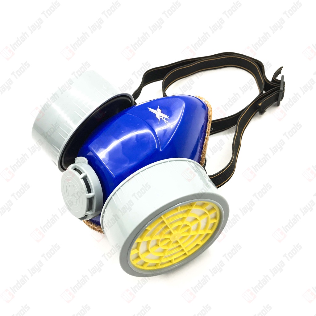 XANDER XD-306 Masker Obat Double Filter Tabung - Chemical Respirator