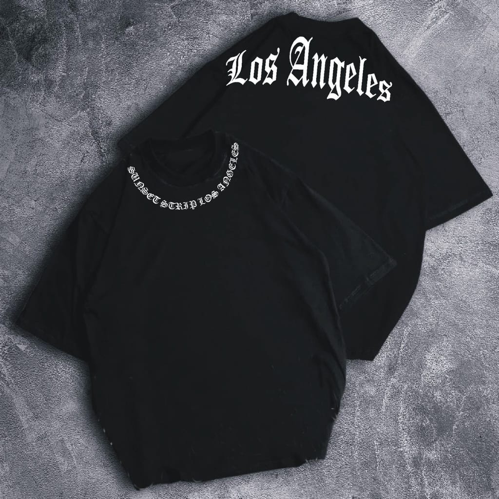 AFI - MC - Kaos Oversize Wanita Los Angeles (LD 106, P 65)