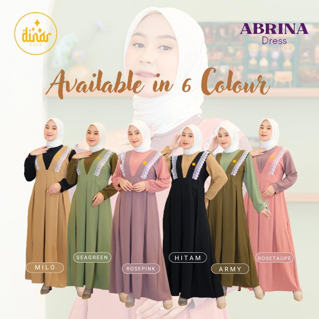 TERMURAH GAMIS ABRINA DRESS BY DINAR DAILY, GAMIS CRINCKLE PREMIUM, GAMIS REMAJA TERMURAH