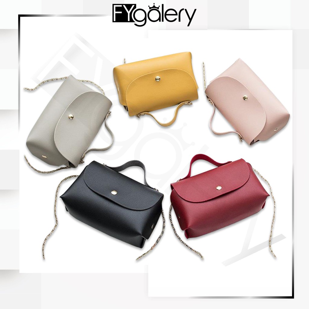 FYGALERY FYG1295 Tas Selempang Wanita Sling Bag Korea Fashion Tas Bahu dan Tas Jinjing