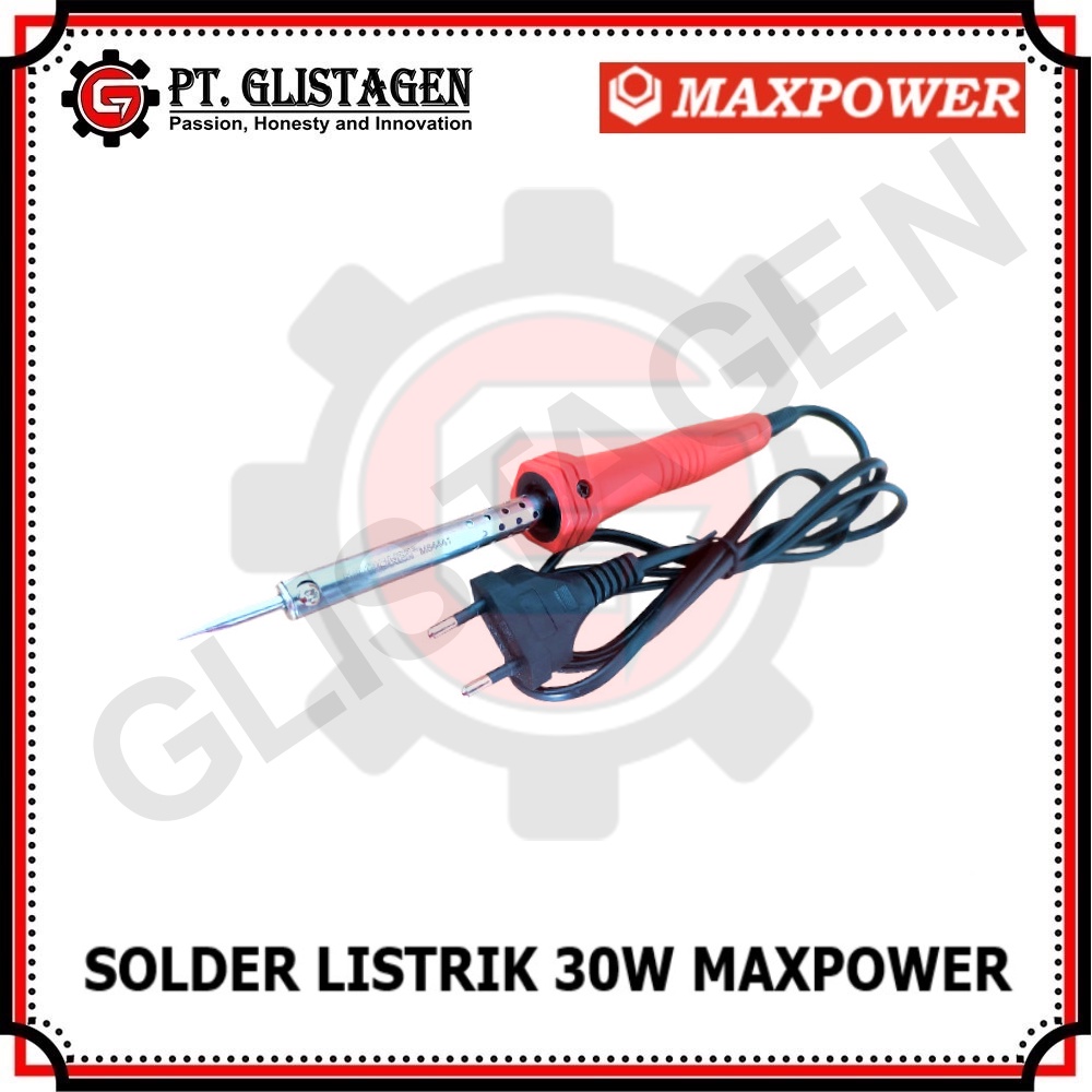 MAXPOWER Solder Listrik 30 Watt Alat Patri Timah Soldering Iron HIGH QUALITY