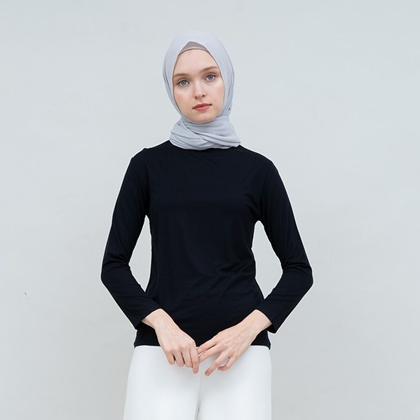 Promo Ramadhan - Nobby Manset Blouse Inner Atasan Wanita - asma abu-abu, m - Sedia manset wanita kek