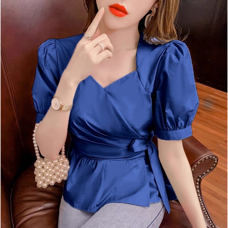 FWG - BLOUSE DETA / BLOUSE WANITA / ATASAN WANITA KEKINIAN / BLOUSE / BLOUSE KOREA STYLE / BAJU ATASAN