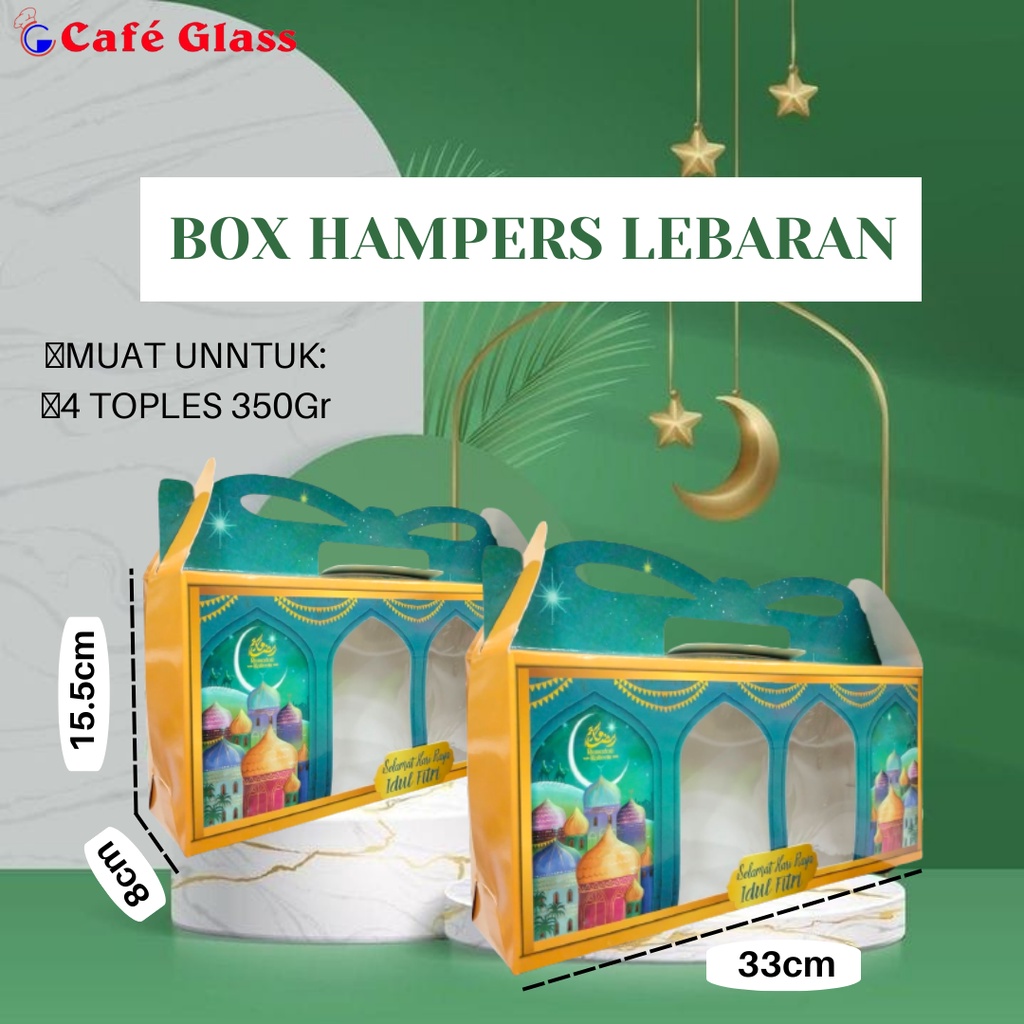 

Box Hamper Lebaran-Muat 4 Toples 350Gr