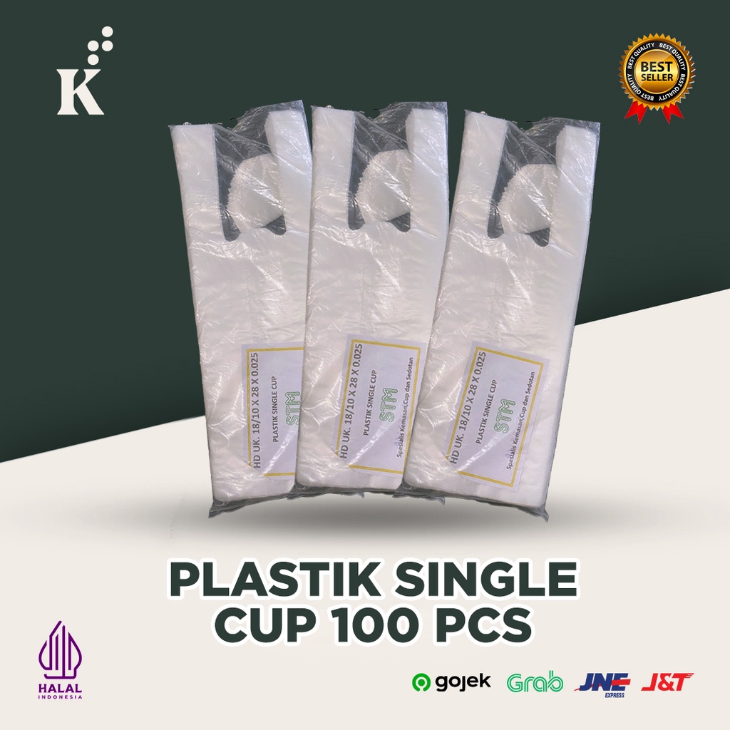 Plastik Single Cup Isi 100 pcs