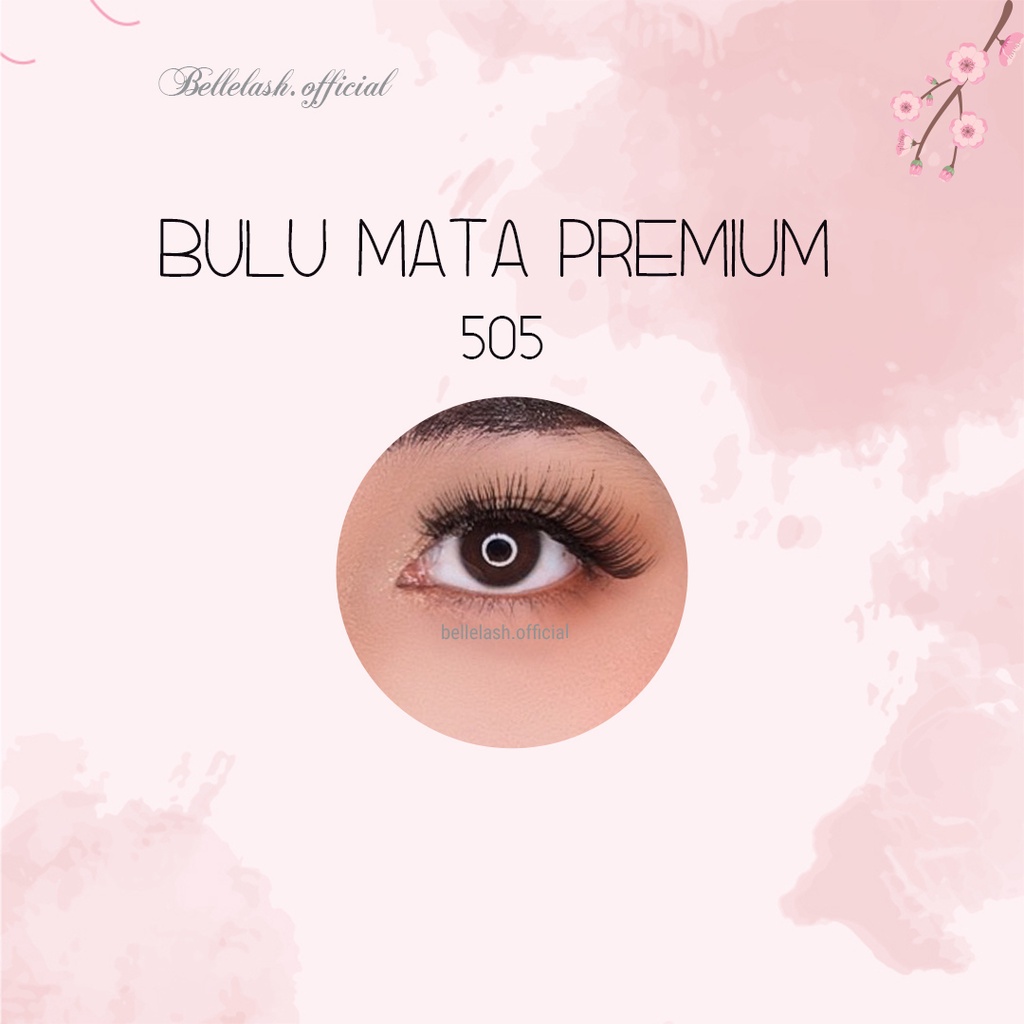 505 Bulu Mata Palsu Handmade Natural False Eyelash Eye Lashes Premium Series