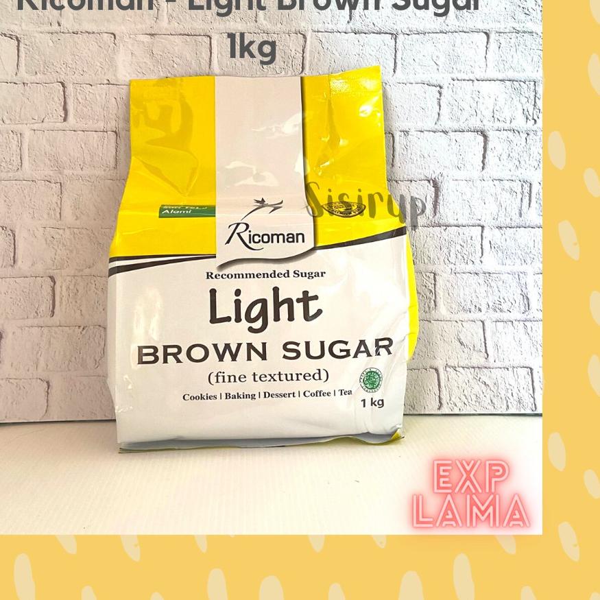 

➯ Light Brown Sugar Ricoman 1 KG / Light Ricoman ◄
