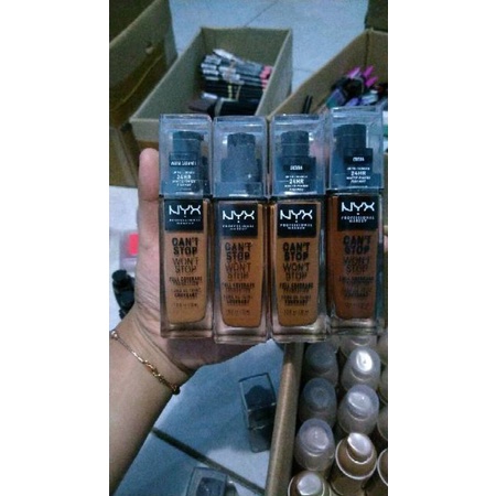 Share In Jar NYX Cant Stop Wont Stop Foundation
