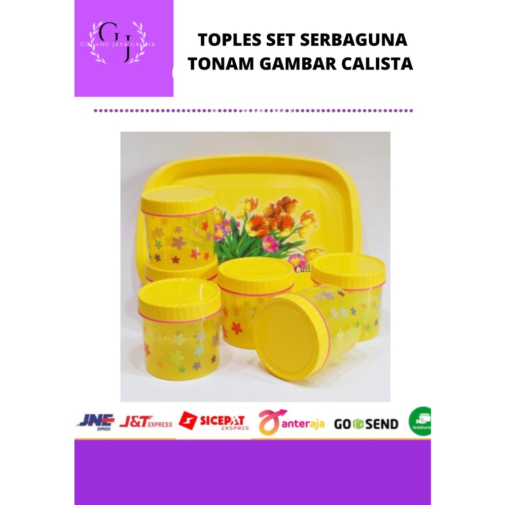 TOPLES SET SERBAGUNA CALISTA TONAM GAMBAR NEW