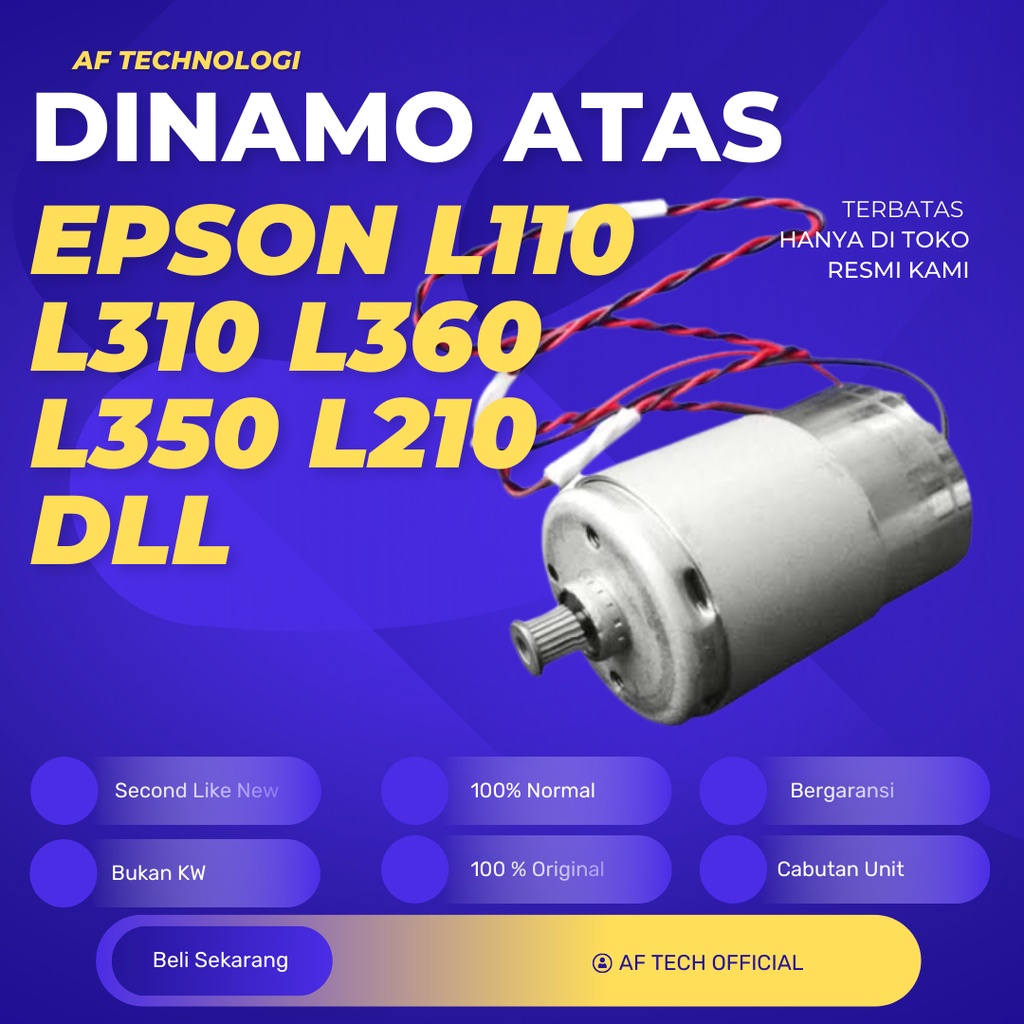 Dinamo Motor Atas/Carriage Epson L360 L365 L310 L565 L110 L210 L300 L350 L550 L355 L555 Original | S