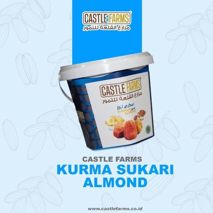 

Kurma Sukkari Mixed Almond 850 Gr - Castlefarms Tokosimbah00