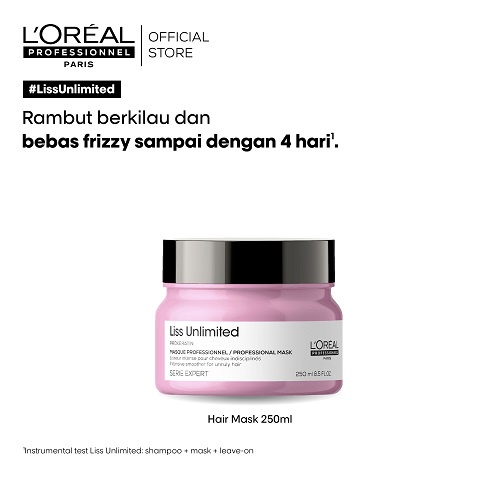 Serie Expert Liss Unlimited Hair Mask 250 ml Untuk Rambut Mengembang by L'Oreal Professionnel