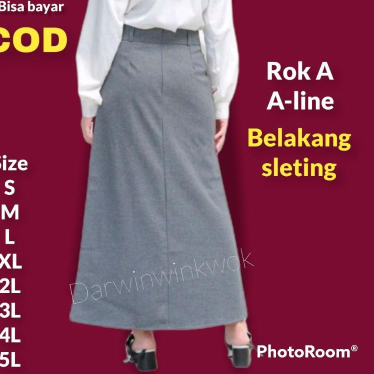 【flashϟsale】 (Rok A ferary) Rok kerja wanita Rok model A Rok a-line ROK KANTORAN ROK A ROK MODEL A R