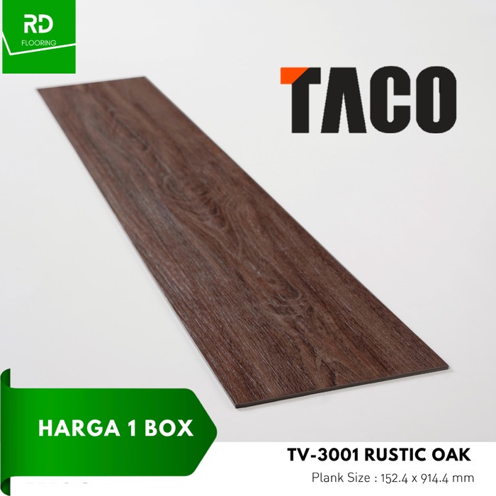 Floor Taco Vinyl 3Mm Tv-001 Rustic Oak