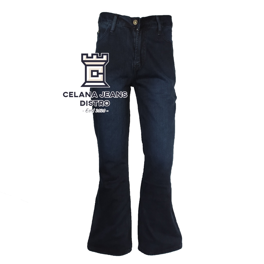 Celana Jeans Semi Cutbray Panjang Abu Pria Distro