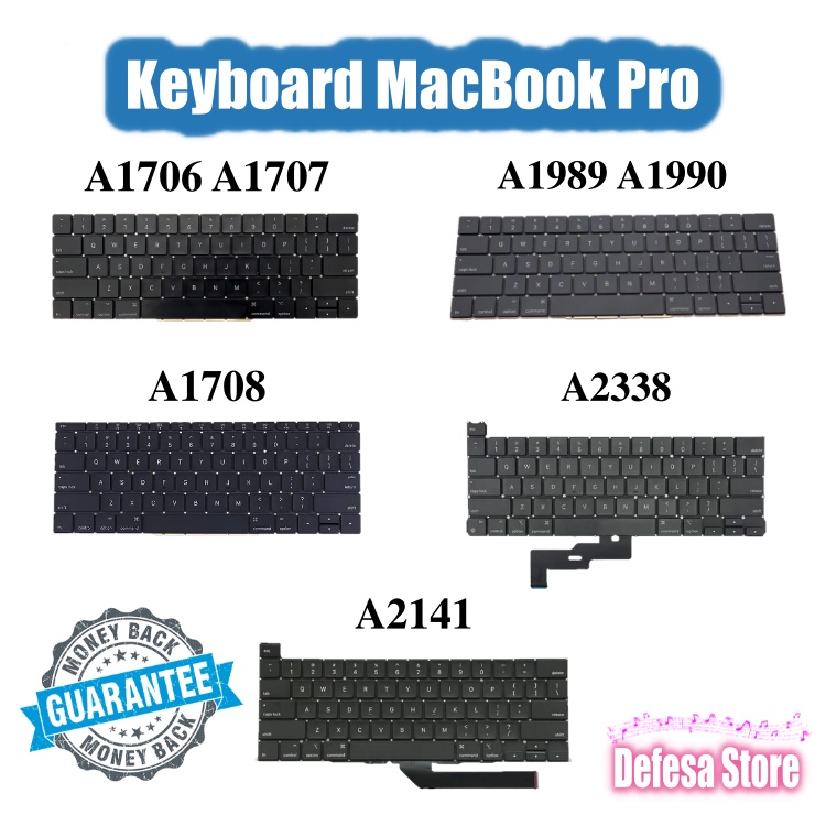 Keyboard MacBook Pro A1706 A1708 A1989 A1990 A2337 A2141