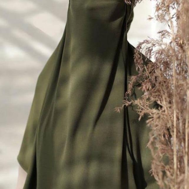 ✹ Jilbab Hijab Daily French Khimar Syari Crinkle Airflow ●