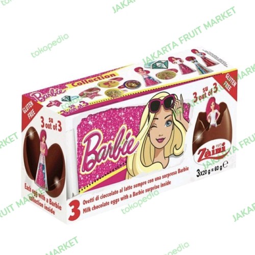 

COKELAT ZAINI CHOCOLATE EGG BARBIE 60G