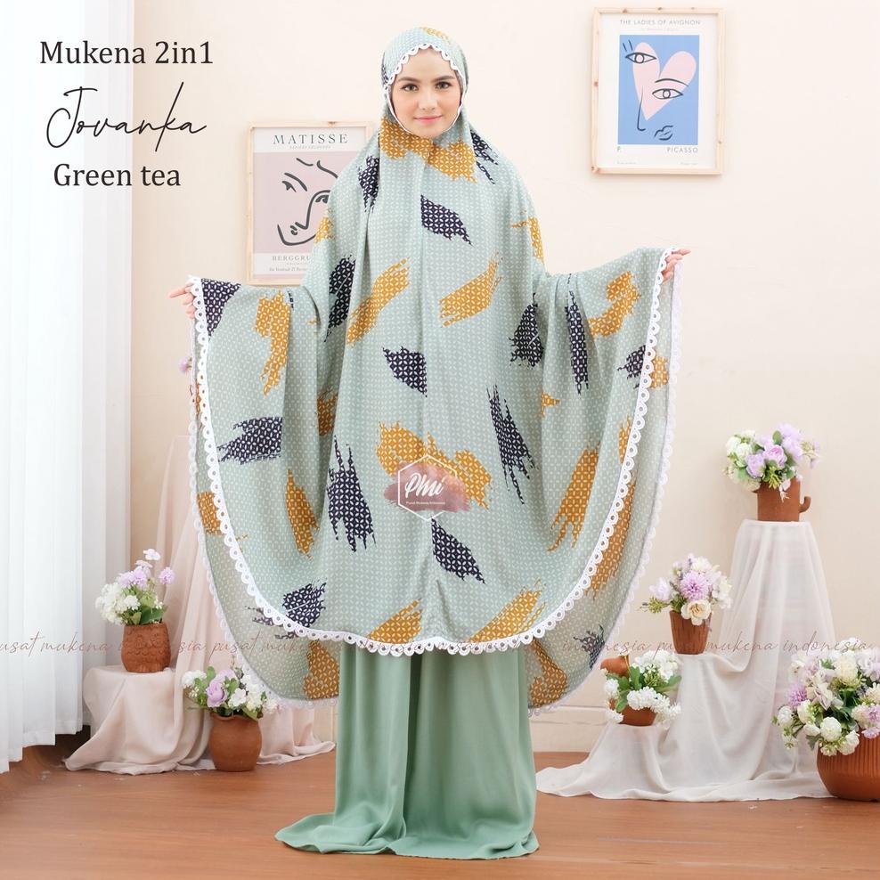 TERMURAH Pusat Mukena Indonesia - Mukena Dewasa Rayon 2in1 Jovanka
