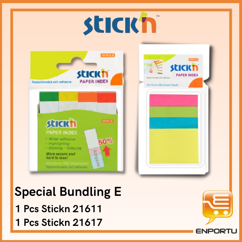 

Stickn Notes 21617 dan Stickin Notes 21611 Pastel color- Special Bundling E