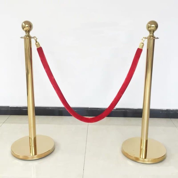 

Terlaris Tiang Pembatas Antrian Gold/Tiang Antrian Warna Gold