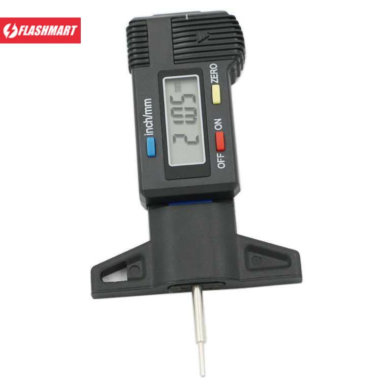 Flashmart GemRed Alat Ukur Kedalaman Ban Digital Tyre Tread Depth Gauge - QST-601