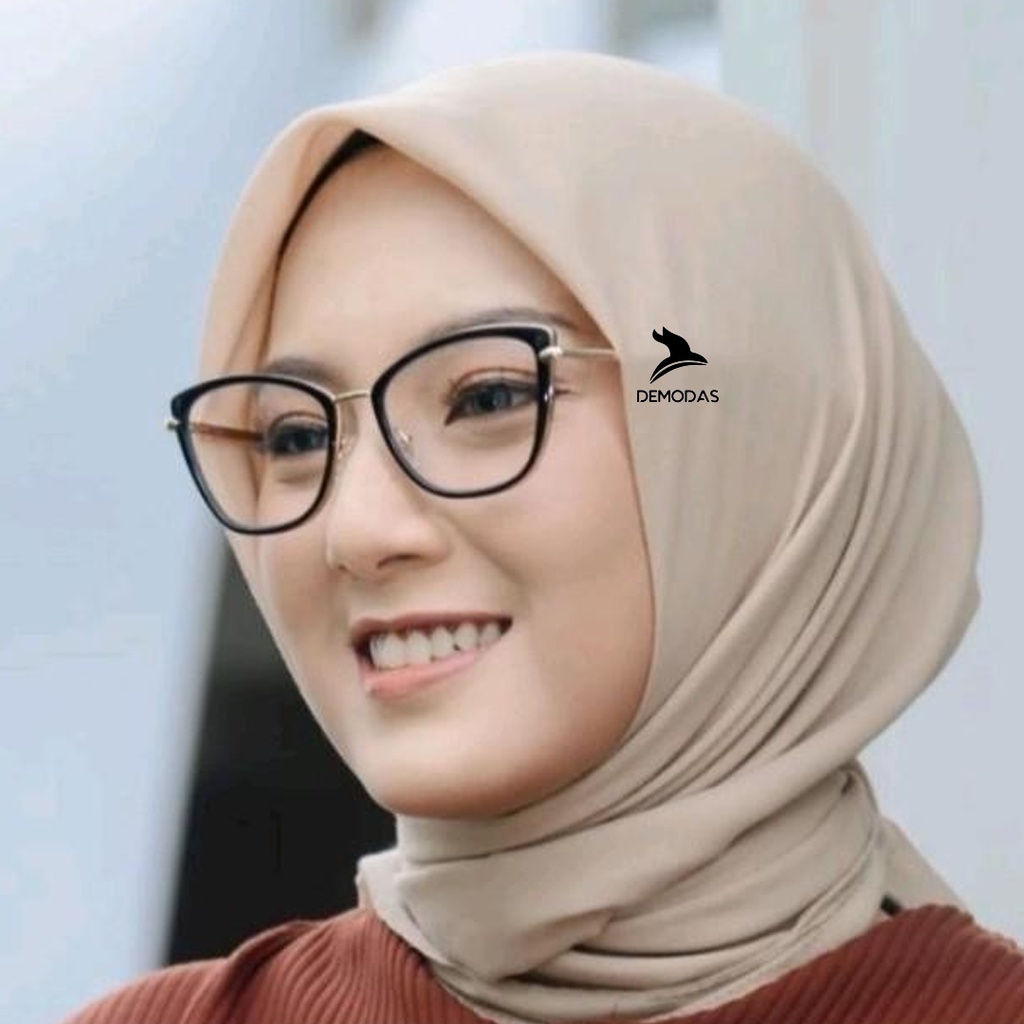 Kacamata Cat Eye Wanita (Photocromic AntiRadiasi  Blueray Bluecromic) Normal Minus Silinder 95290 Kacamata minus wanita kacamata wanita demodass Demodas Glasses