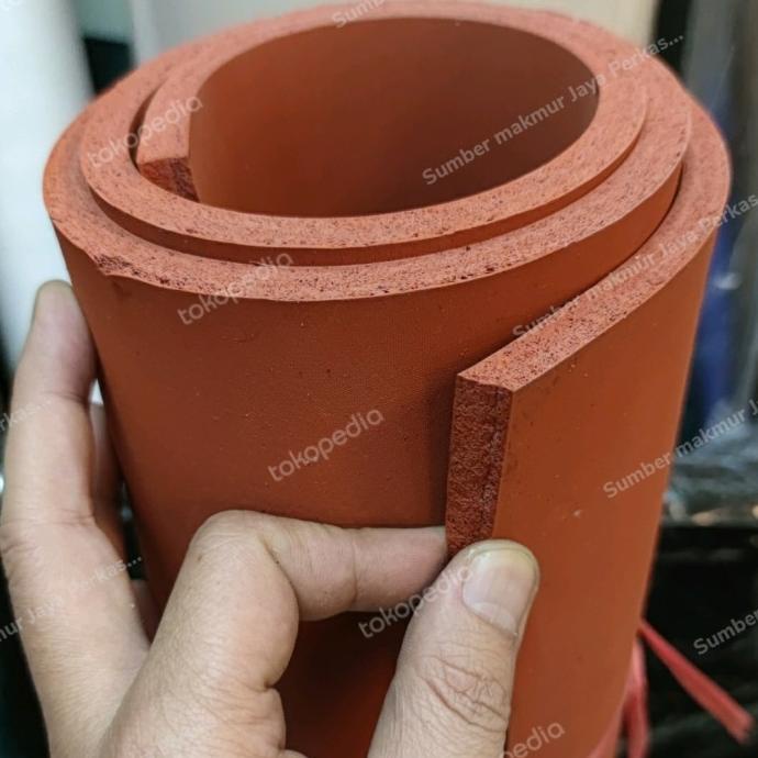

Sponge Rubber Silicone 10mm x 10cm x 100cm ( Sponge Alas Mesin Press)