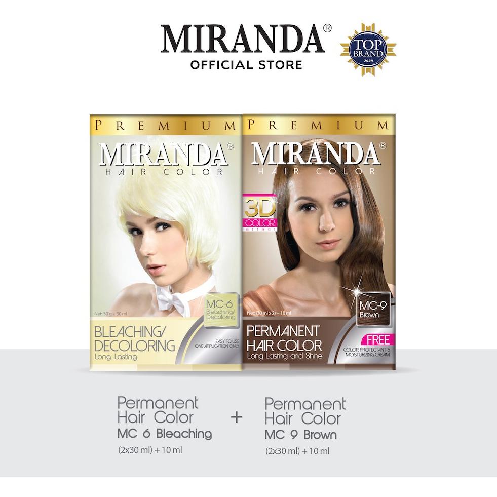 Bagus Miranda Paket Rambut MC9 Brown & MC6 Bleaching