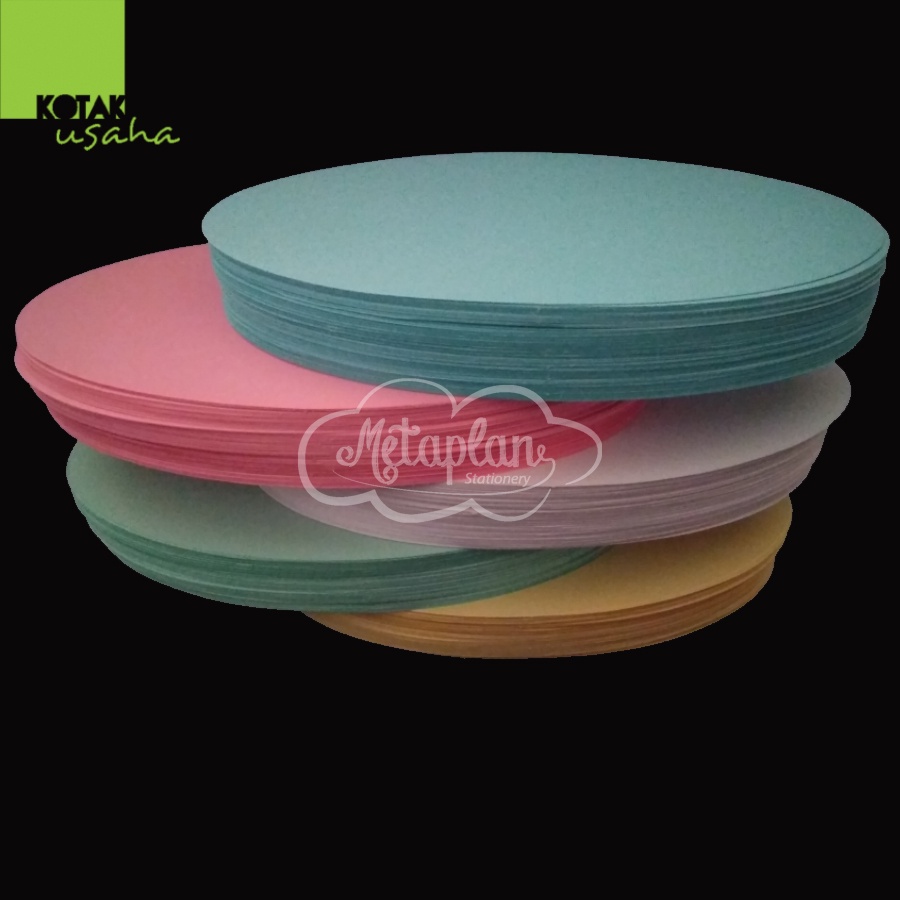 

Ay00! Kartu Metaplan Bentuk Oval / Elips (250 lembar 5 warna)