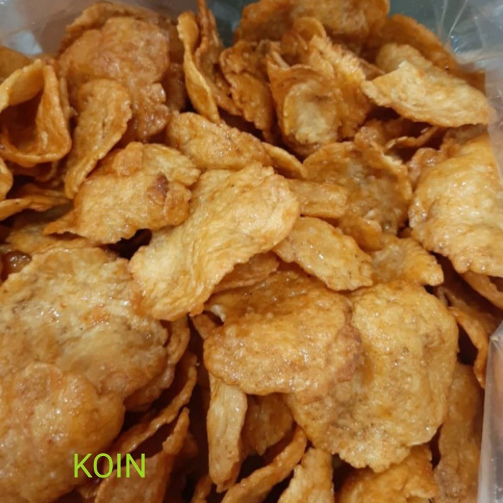 

emping pedes manis crispy 500 gram