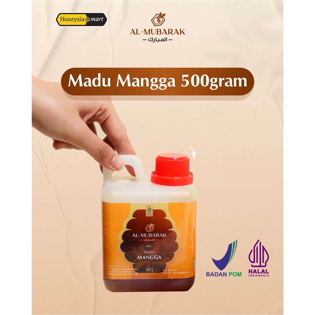 

Madu Murni Asli Al Mubarak Mangga 500gr