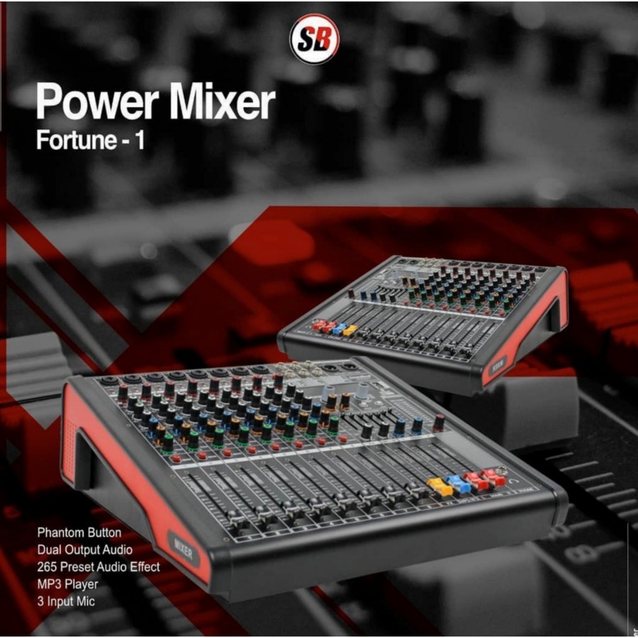 Power Mixer Soundbest Fortune 1/ Fortune1 USB Bluetooth