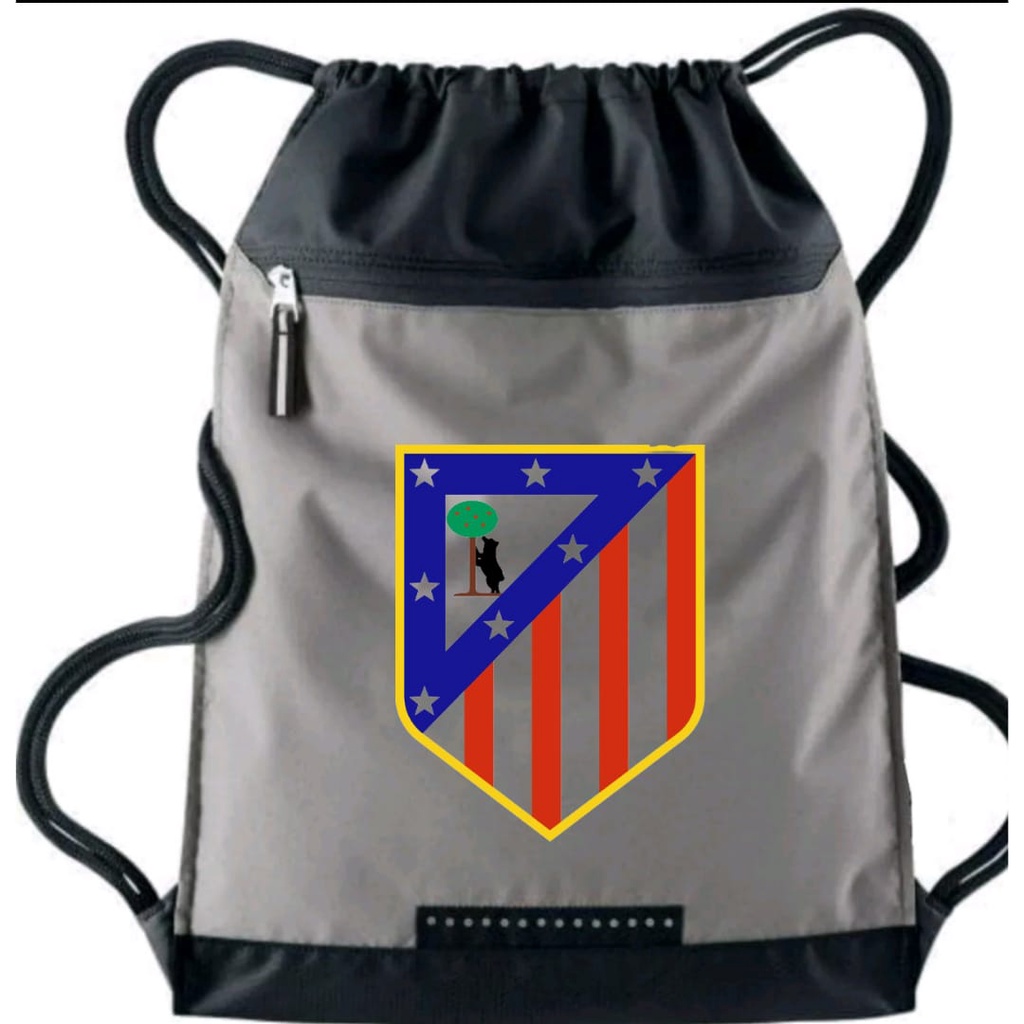 Tas serut Olahraga Gymsack Sepak bola - Tas serut Waterproof Atletico Madrid