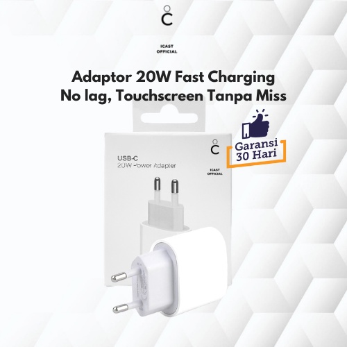 Adaptor 20w USB C (Adaptor Saja)