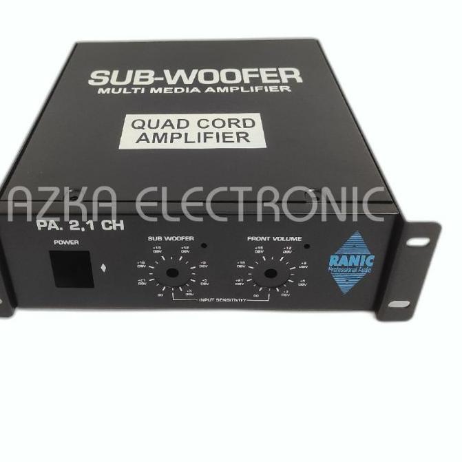 ➢ Box Power Amplifier Subwoofer 2.1 Channel ➫