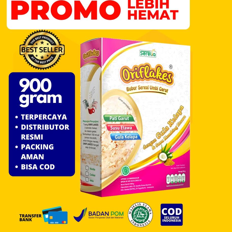 

♙ ORIFLAKES GASTRO-ORIGINAL Sereal Umbi Garut 900gram ▲