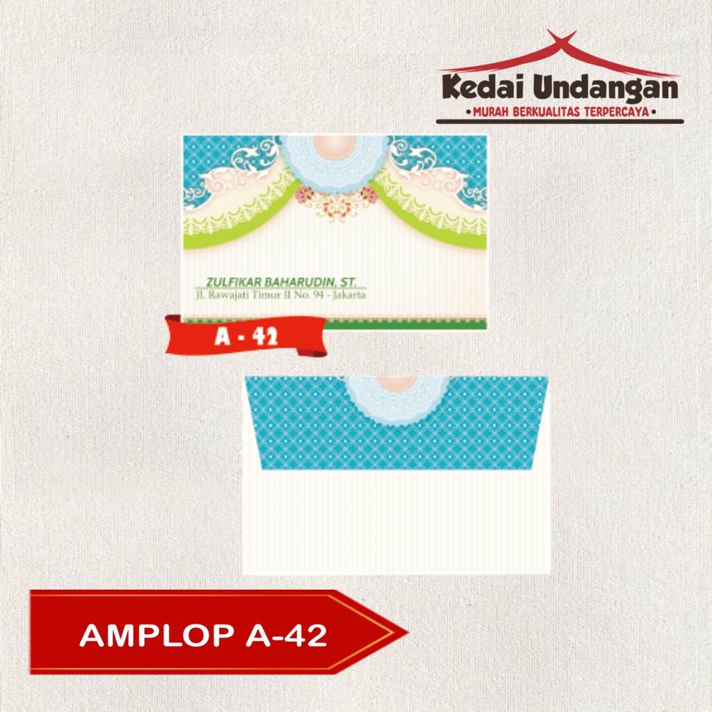 

Amplop Falah Motif A-42 Isi 50 Lembar Tanpa Tulisan