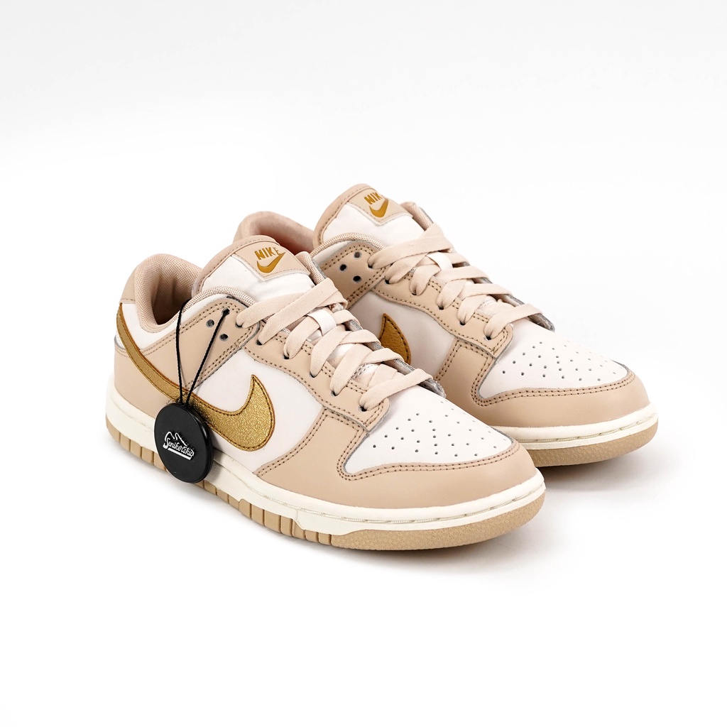 Dunk Low Phantom Gold Swoosh Womens