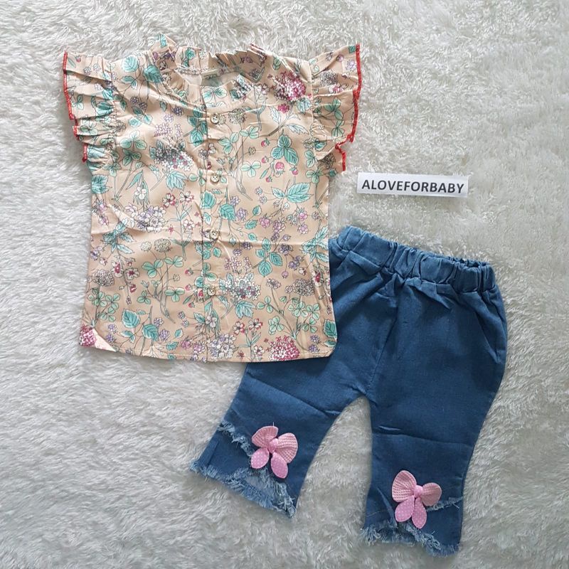 Baju Anak perempuan adelle pants set