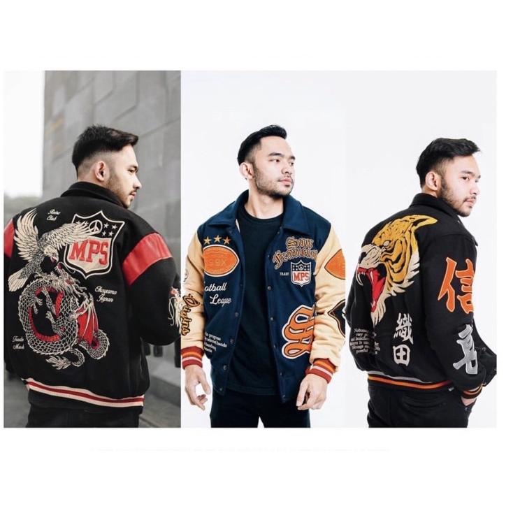 LANGSUNG ATC JAKET VARSITY JAKET BASEBALL PRIA WANITA JAKET RACING PRIA WANITA JAKET BOMBER VARSITY 