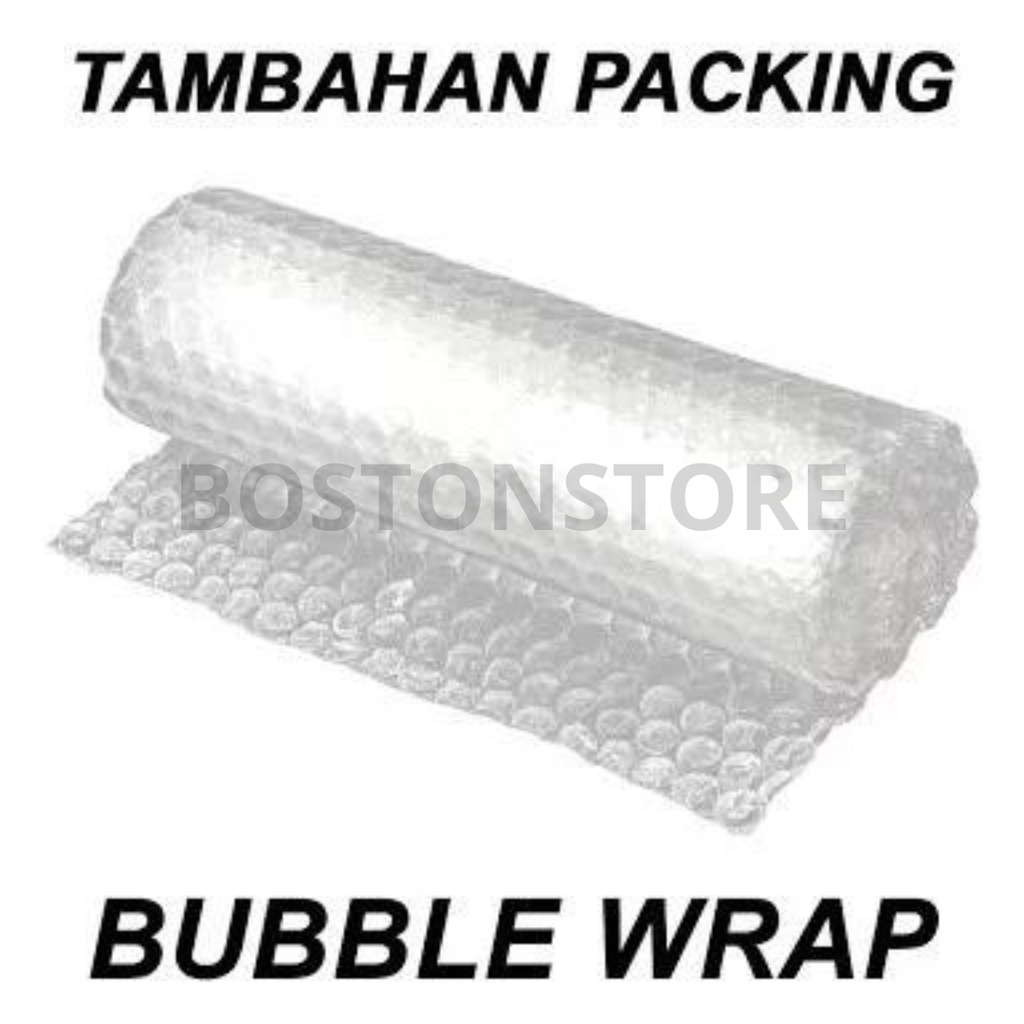 Bostonstore BUBBLEWRAP - Packing Tambahan Bubble Wrap Untuk Keamanan Pengiriman / packing bubble Wrap / Packing Tambahan Bubble / Packing Tambahan Bubble Wrap