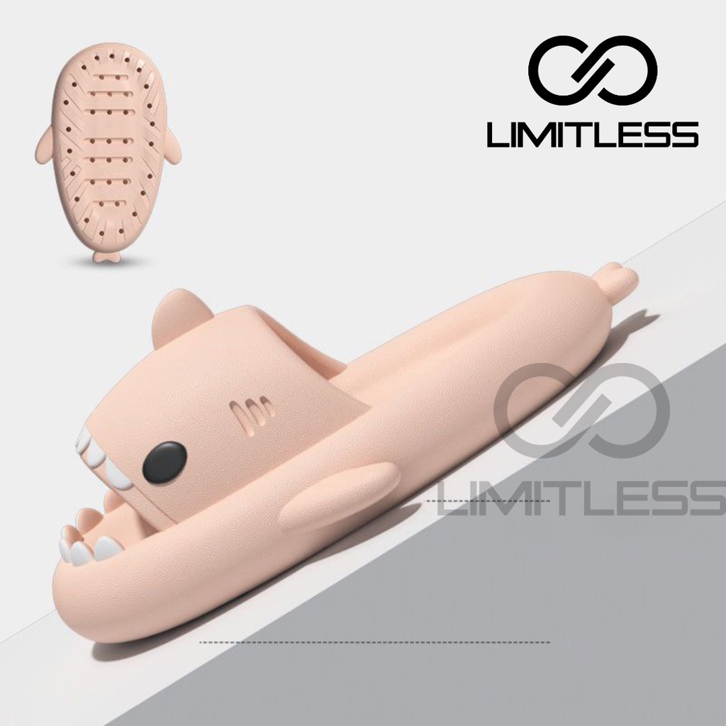 Sandal Hiu Anak Hingga Dewasa Slip On Sendal Shark Couple Slip On Anak Perempuan Sandal Ikan Hiu Sel